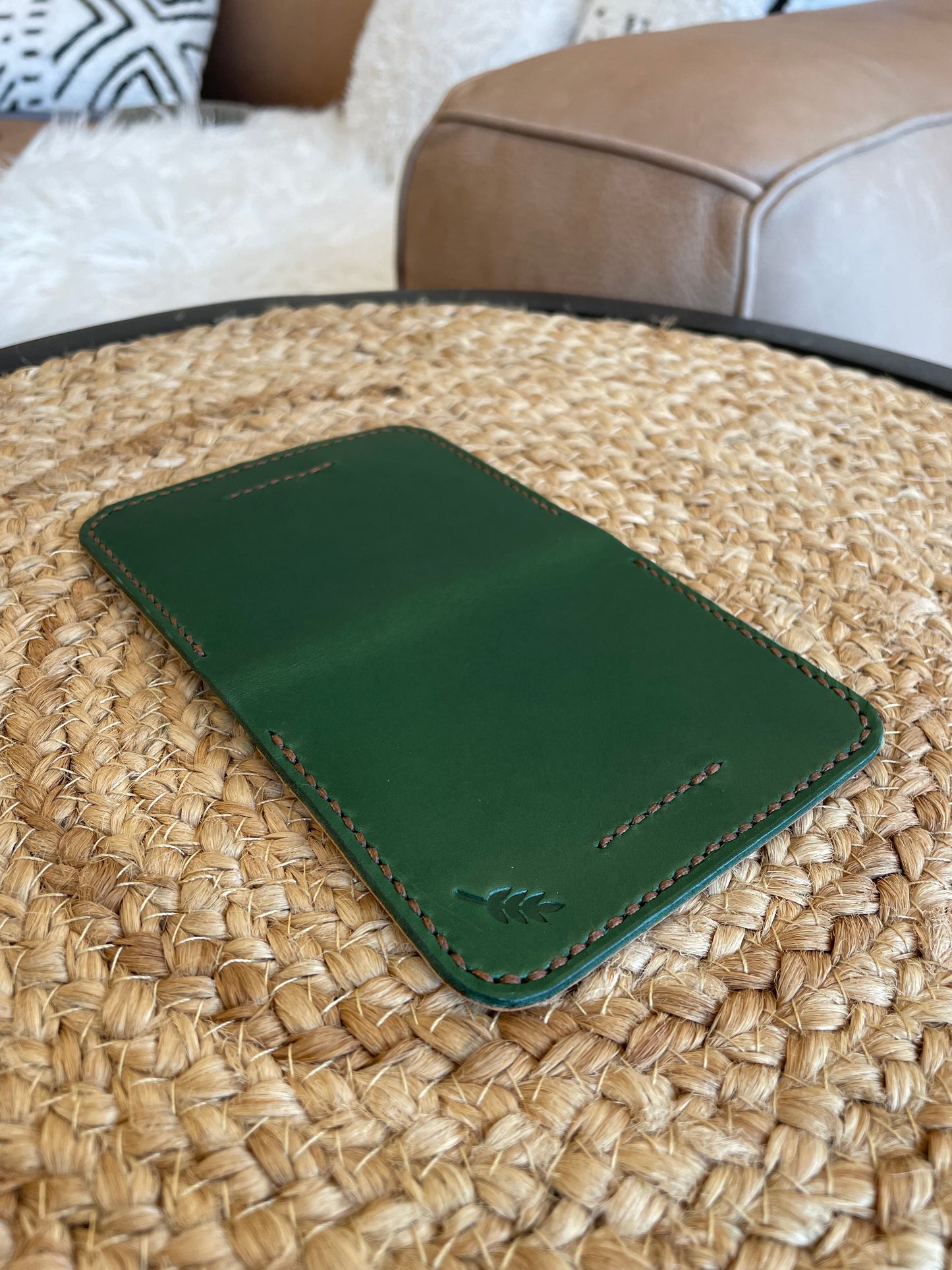 Zucchini (EB) & Russet (TH) Front Pocket Card Wallet