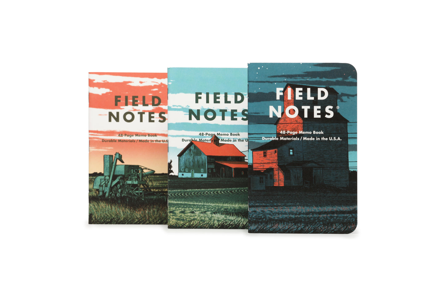 3 Pack - Heartland Field Notes (graph)