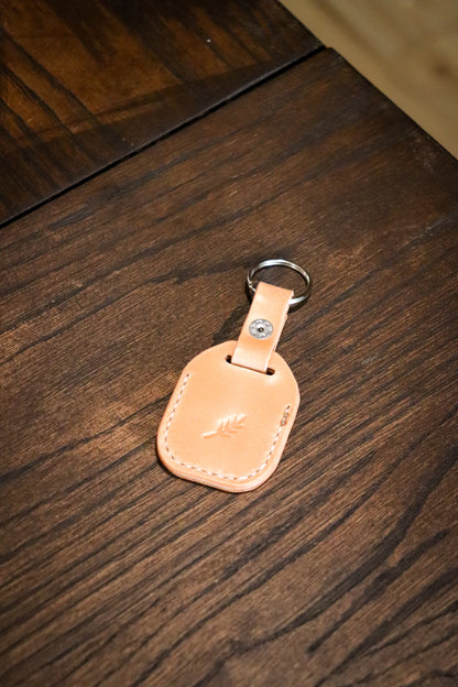 Leather AirTag Keychain