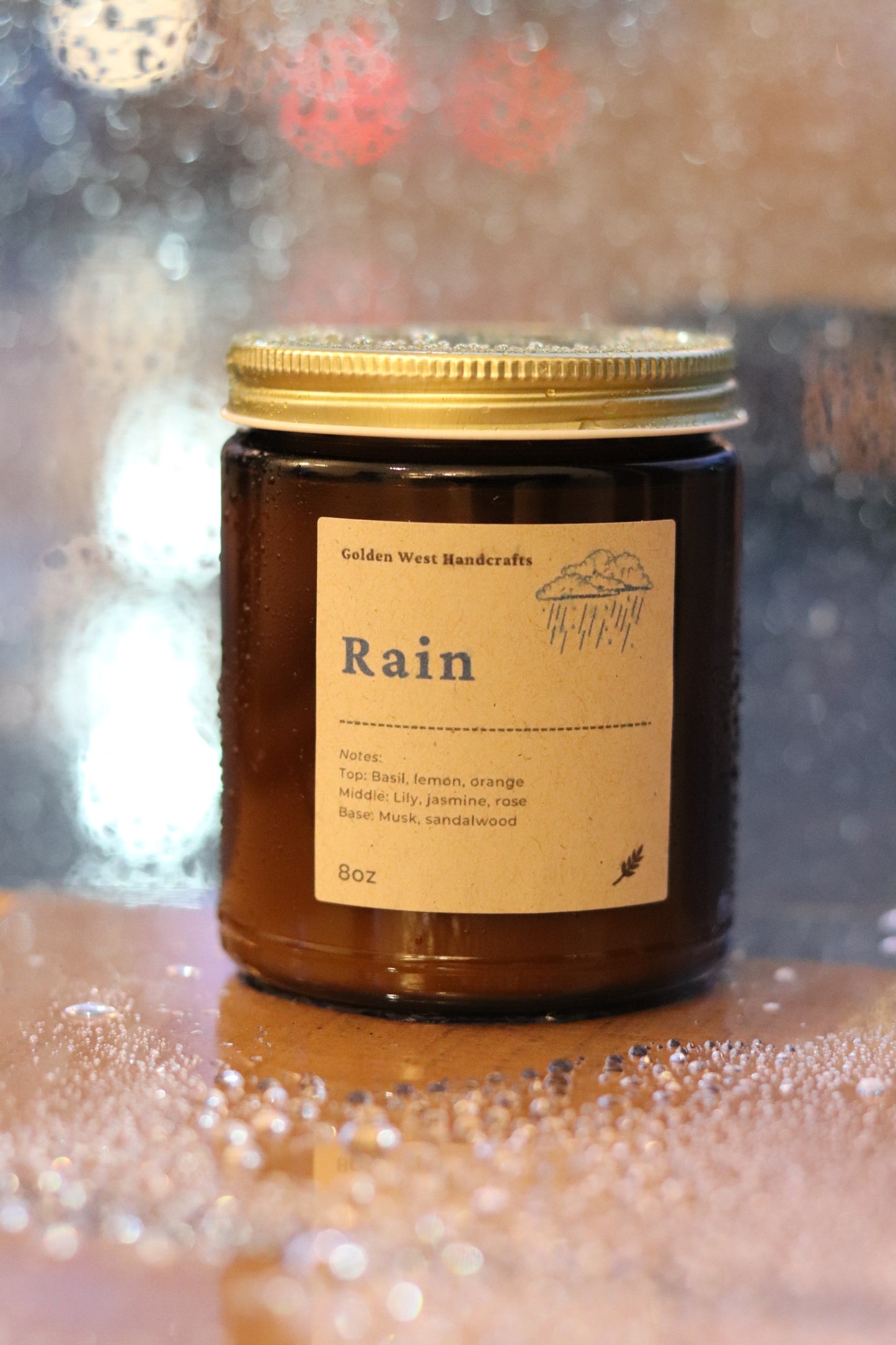 Rain - Hand-Poured Candle