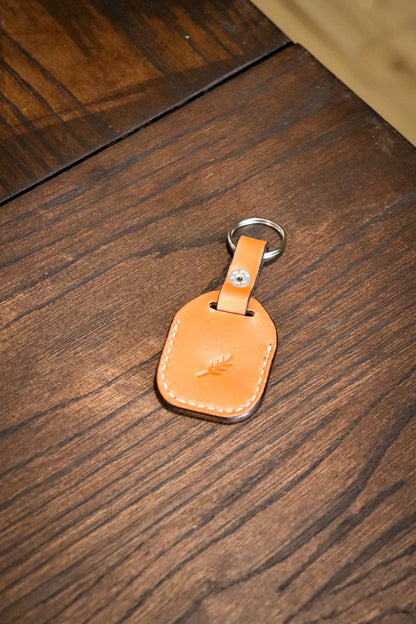 Leather AirTag Keychain