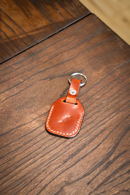 Leather AirTag Keychain