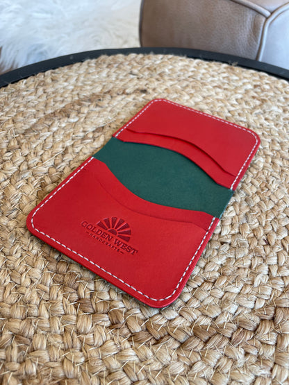 Zucchini & Chili Pepper (EB)Front Pocket Card Wallet