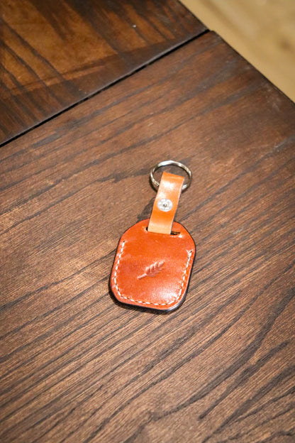 Leather AirTag Keychain