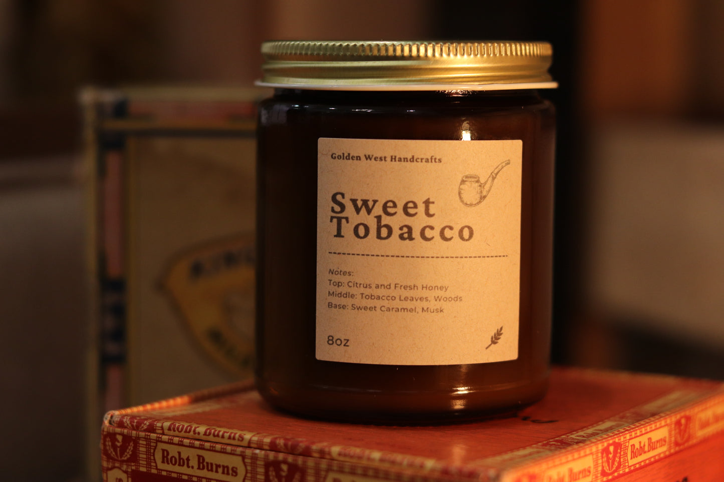 Sweet Tobacco - Hand-Poured Candle