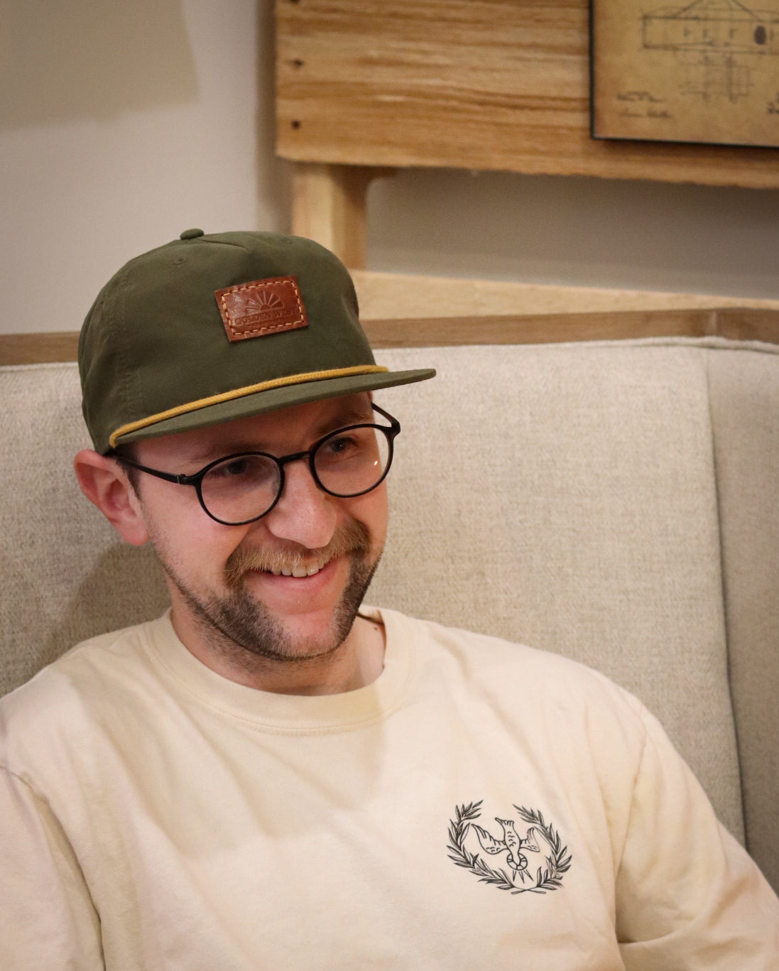 Grandpa 5 Panel - Hand-stitched Patch - Richardson 256