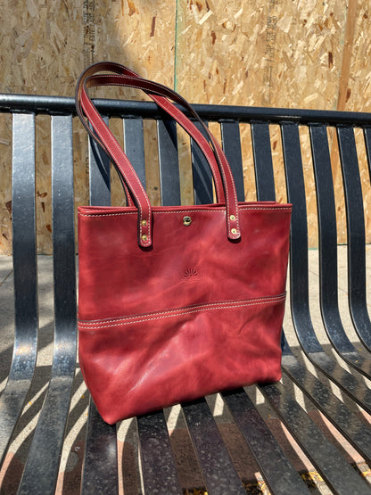 Custom Handcrafted Mid-Size Market Tote