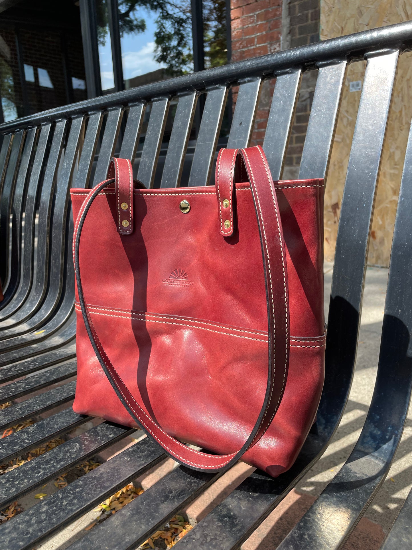 Custom Handcrafted Mid-Size Market Tote