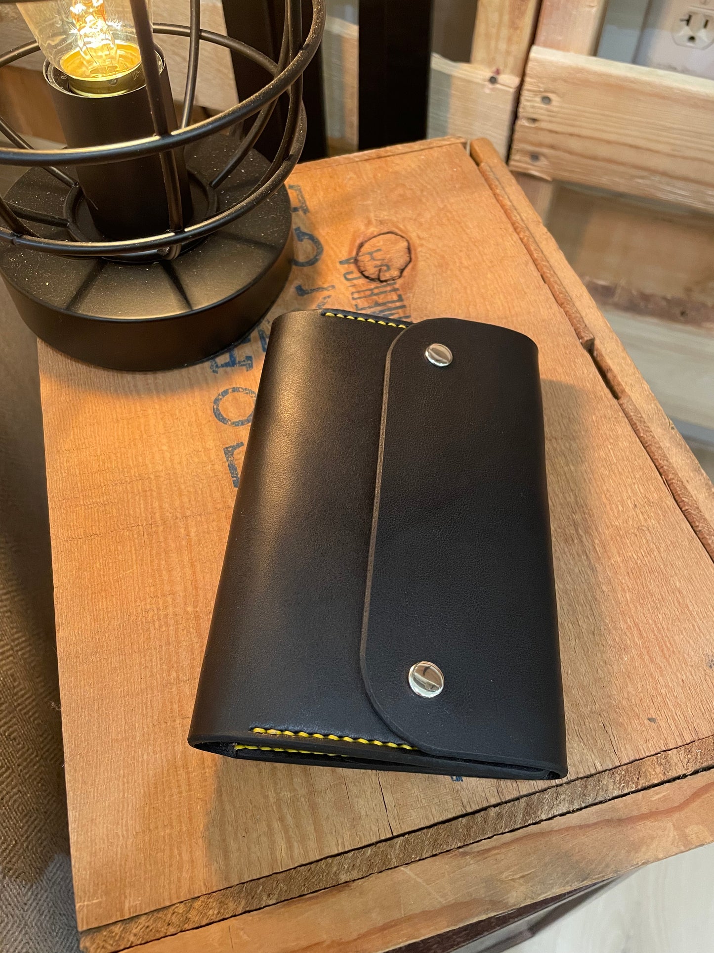 Journal Wallet with Button Closure