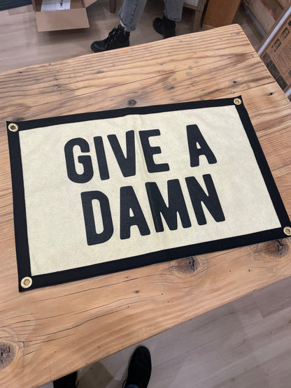 Give a Damn - Camp Flag