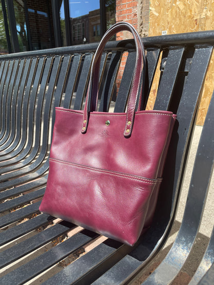 Custom Handcrafted Mid-Size Market Tote