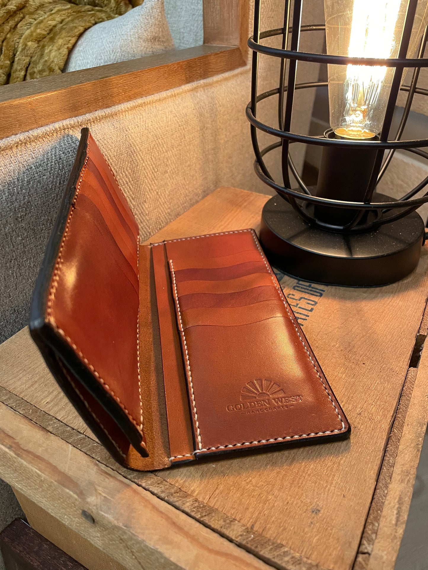 Buck Brown Long Wallet - 17 Pockets