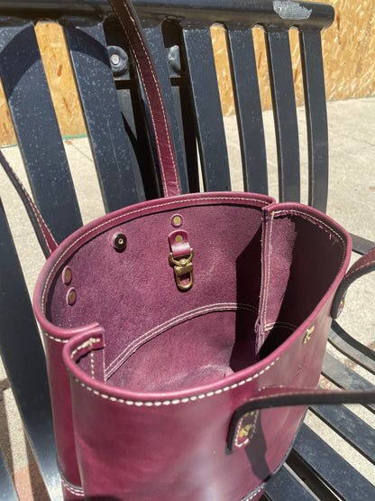 Custom Handcrafted Mid-Size Market Tote