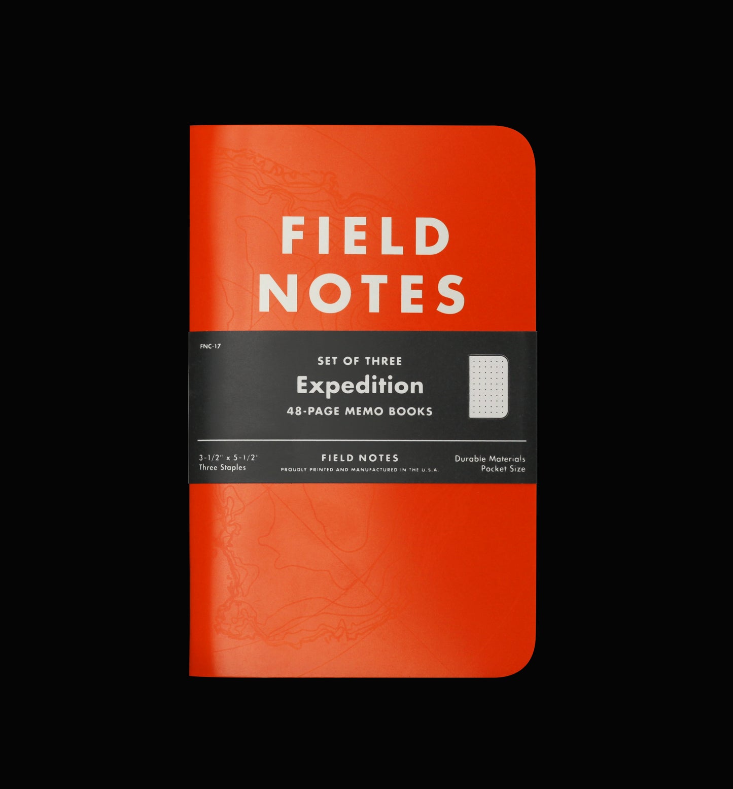 3 Pack - EXPEDITION WATERPROOF NOTEBOOKS (Dot Graph)