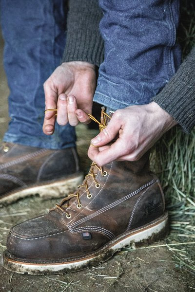 AMERICAN HERITAGE – 8″ TRAIL CRAZYHORSE SAFETY TOE – MOC TOE MAXWEAR90™